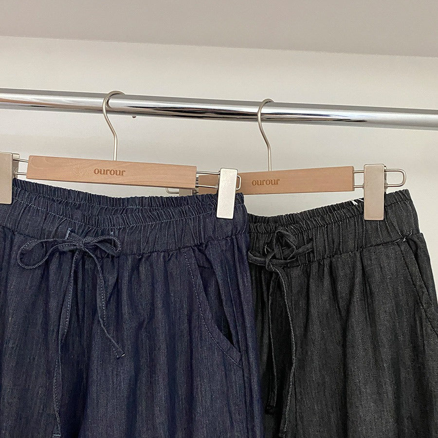 【3種長度/S-3XL】🧊-5°C原色橡筋腰牛仔褲