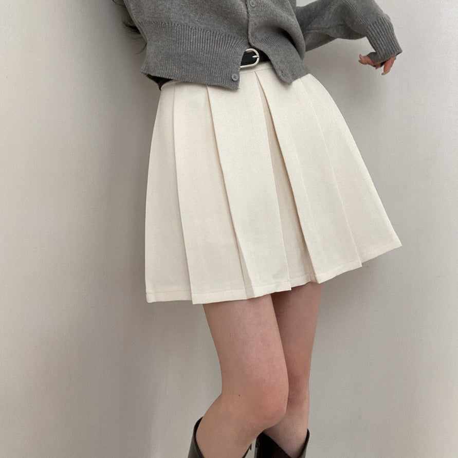 春款新品9折💐 3色入🔥腰帶百褶短裙