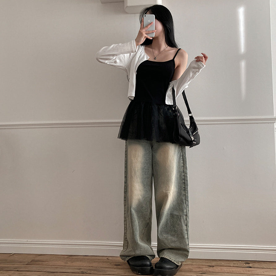 春款新品9折💐
蕾絲疊層背心紗裙💃🏻
