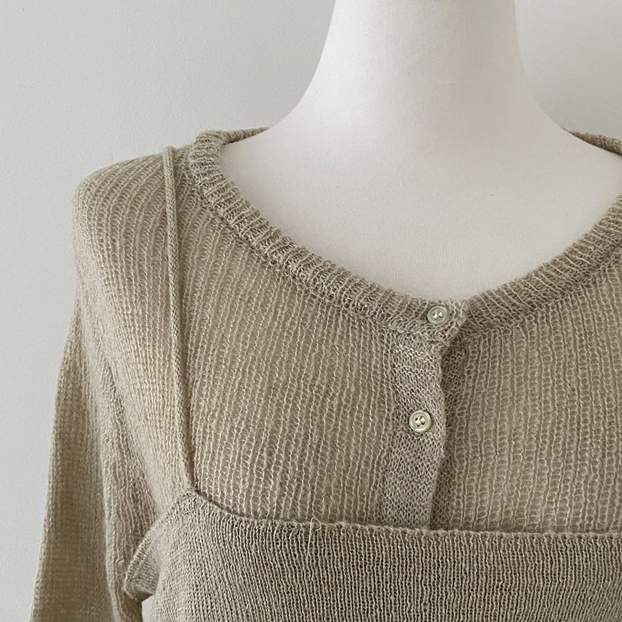 ✨秋日必備!兩件套針織背心+開衫套裝✨