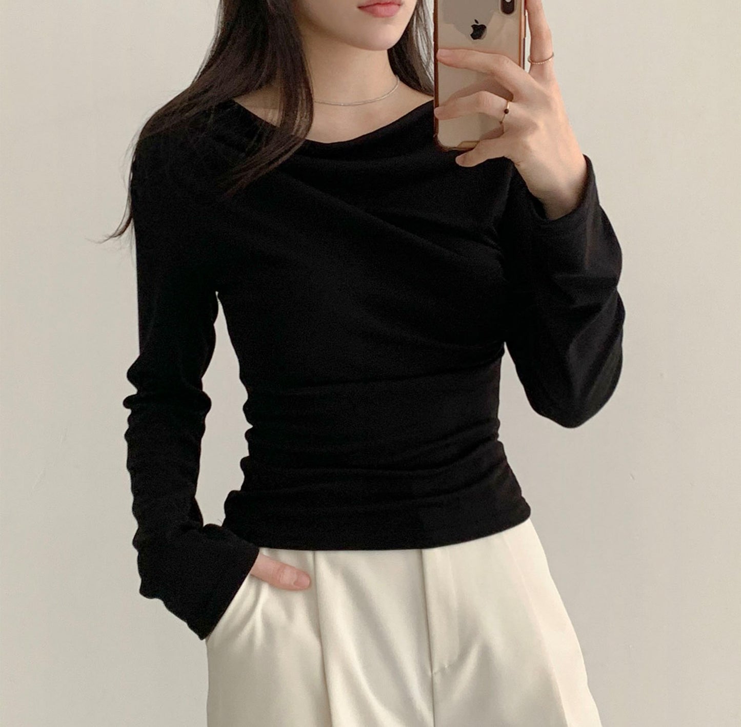 🥂Lauren Feminine長袖T恤