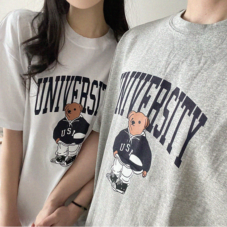 🐻University大學熊仔短袖T恤