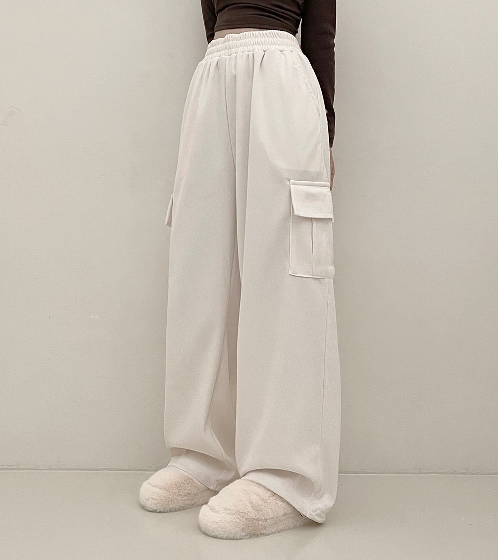 【現貨beige/ivory/black】8色🍡燈芯絨工裝長褲