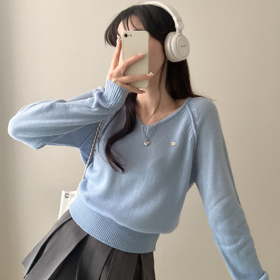 春款新品9折💐
每日穿搭.銀標V領針織衫💖