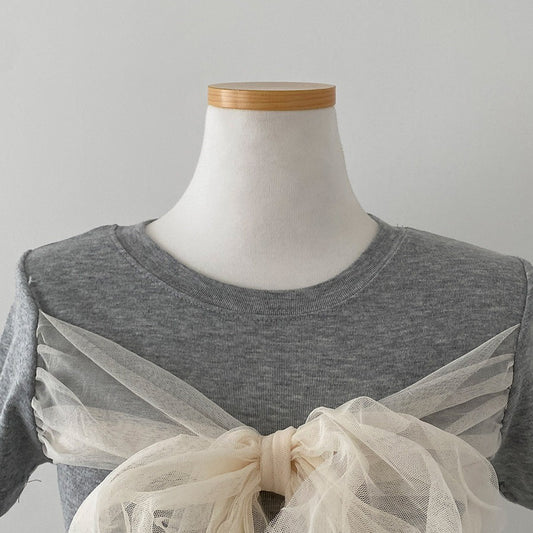 🕊蕾絲絲帶短袖T恤