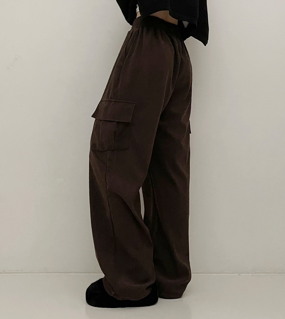 【現貨beige/ivory/black】8色🍡燈芯絨工裝長褲