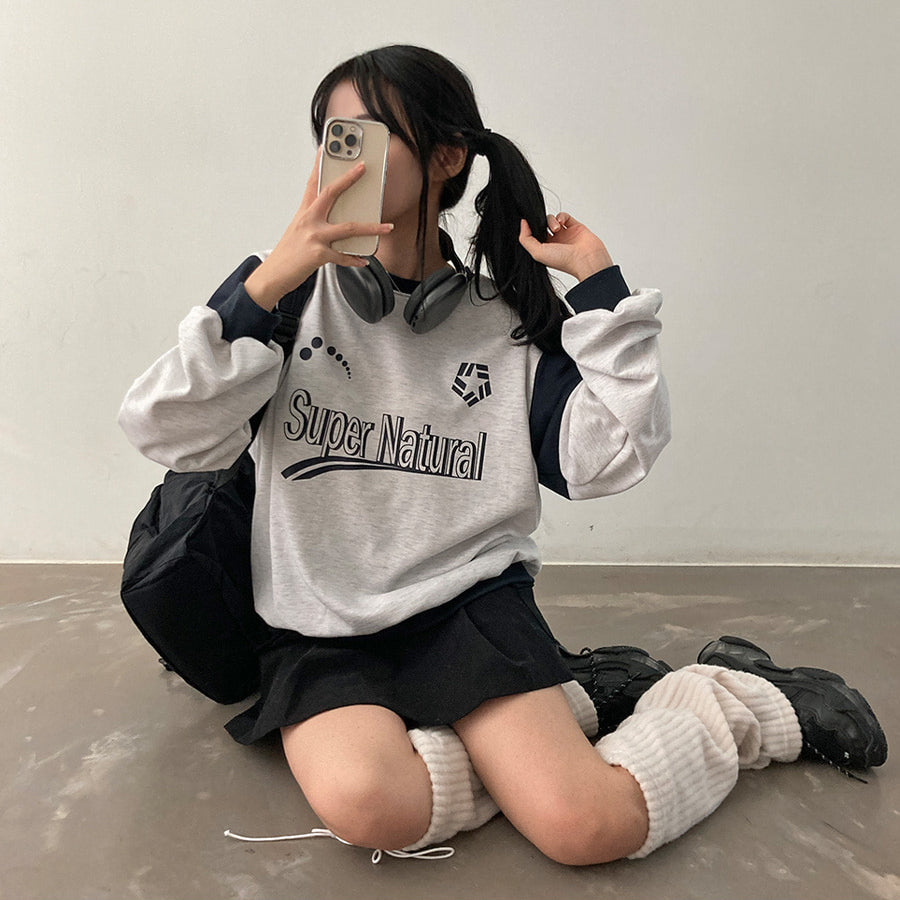 Super Natural🍞獨特撞色衛衣