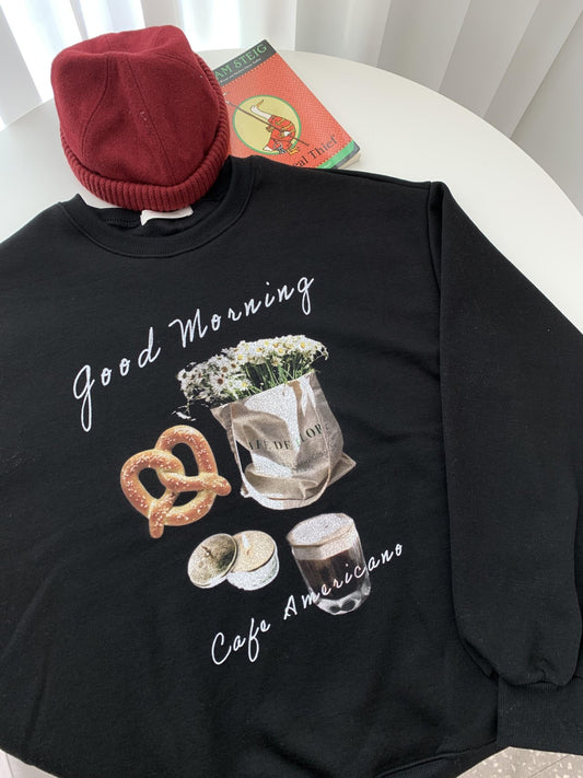 【現貨】🥨Good Morning Digital Printing衛衣