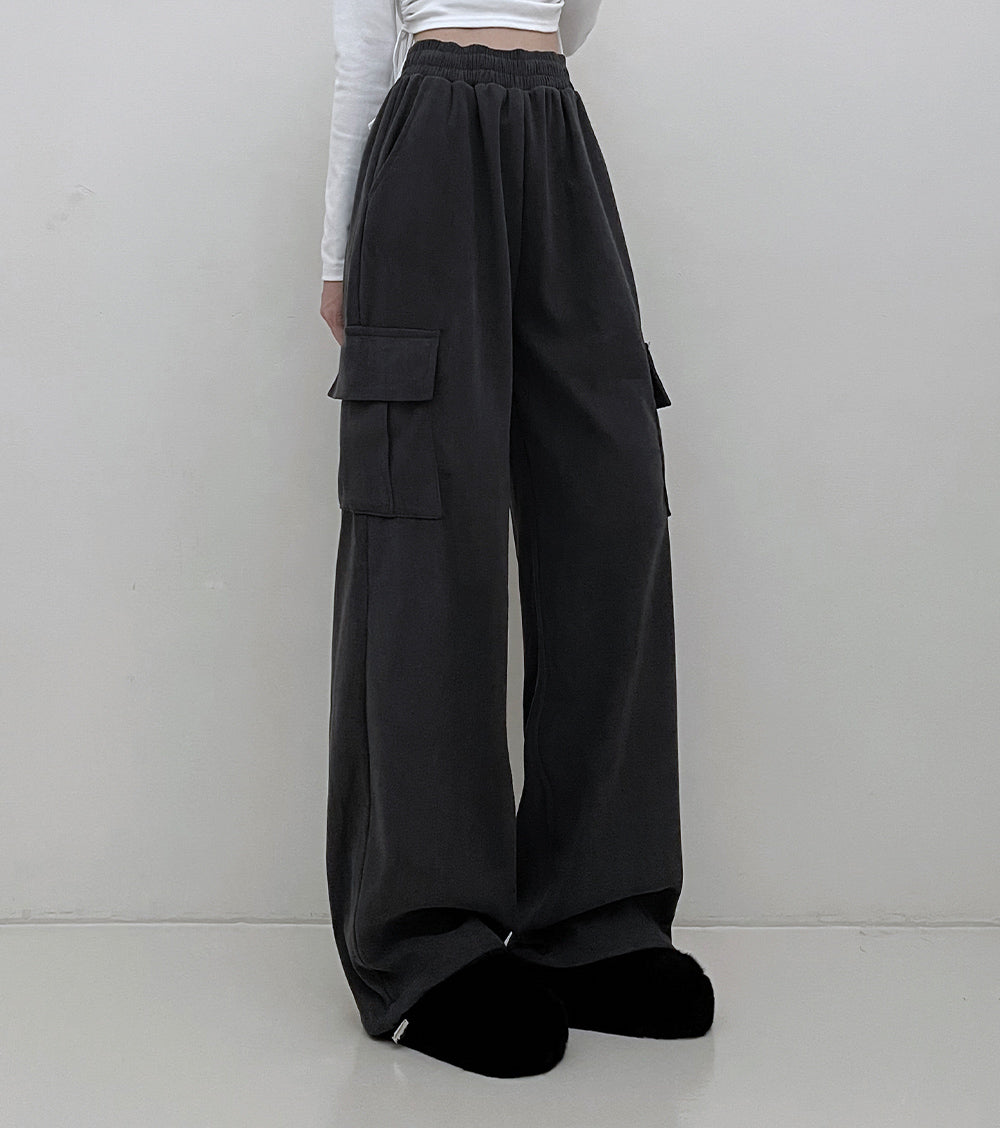 【現貨beige/ivory/black】8色🍡燈芯絨工裝長褲
