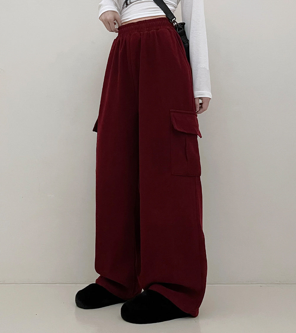 【現貨beige/ivory/black】8色🍡燈芯絨工裝長褲