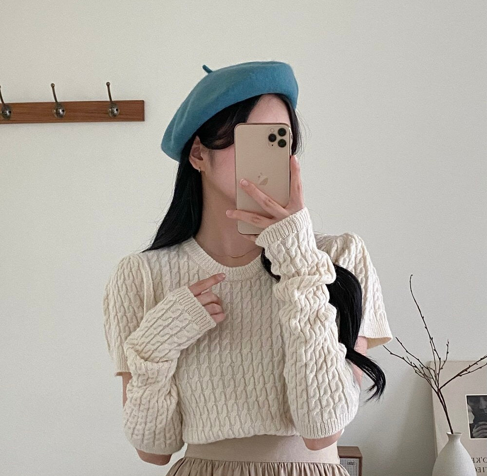 韓製🍡羊毛貝雷帽