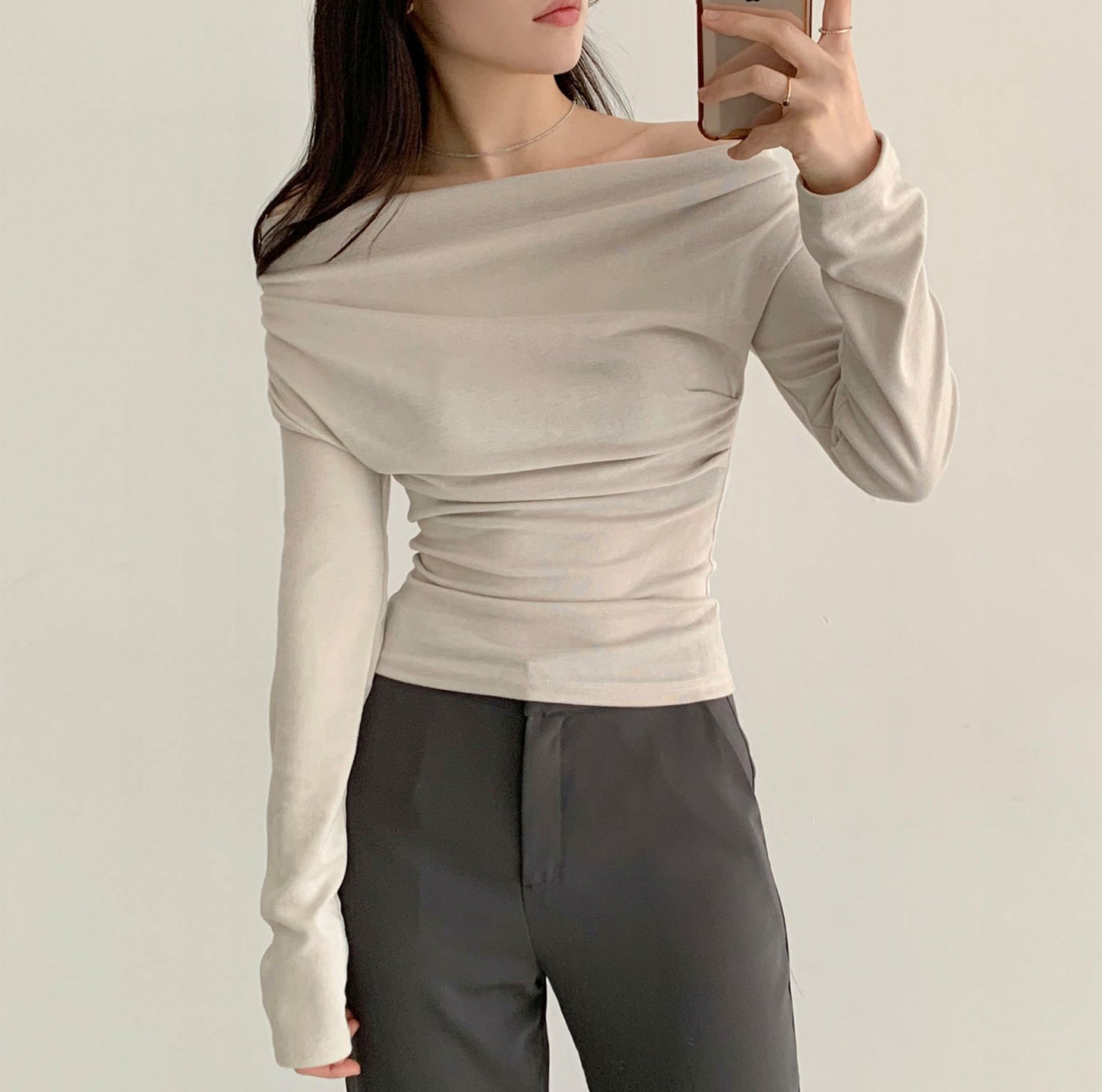 🥂Lauren Feminine長袖T恤