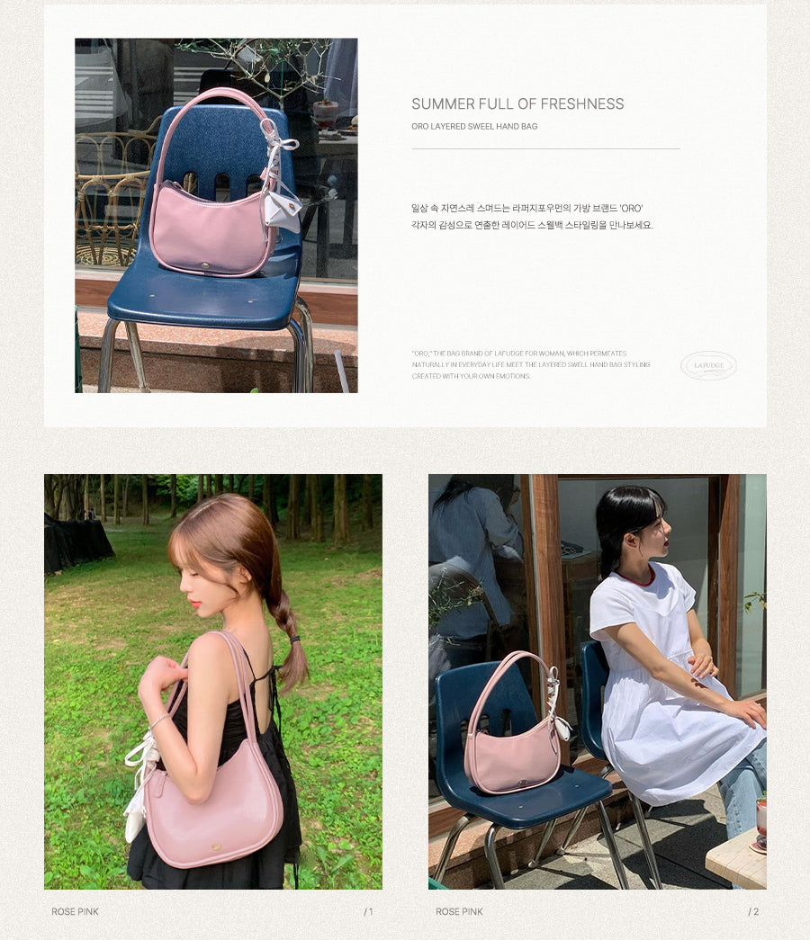 【限時67折】1+1 ✨ORÓ Package🇰🇷 LAFUDGE FOR WOMAN單肩包+卡包組合
