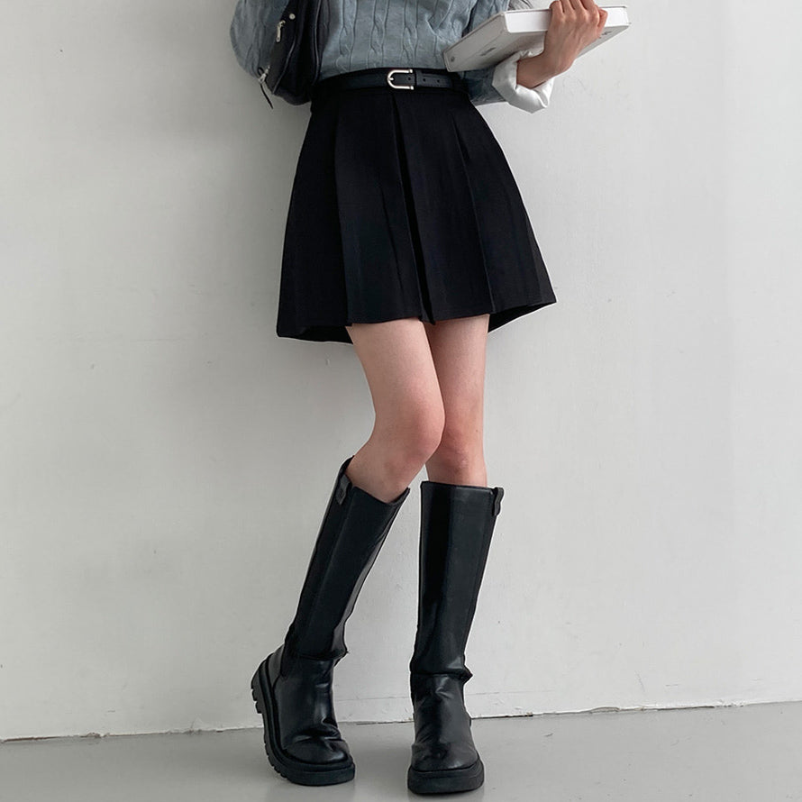 春款新品9折💐 3色入🔥腰帶百褶短裙