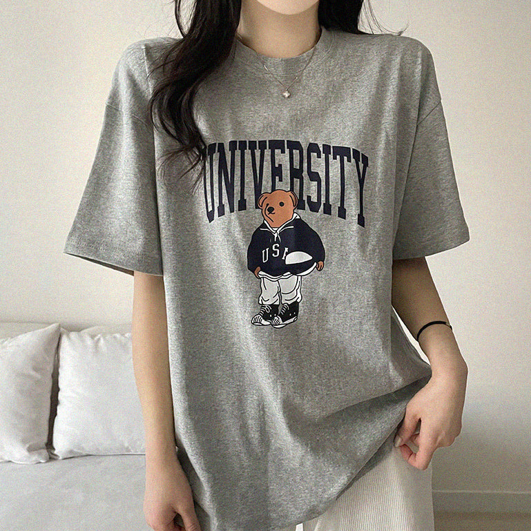 🐻University大學熊仔短袖T恤