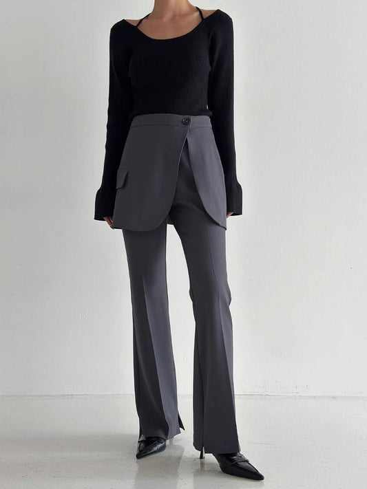 特價🤎韓製微喇西褲裙子套裝