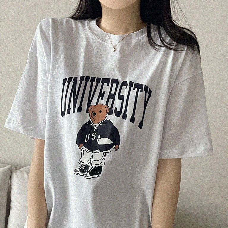🐻University大學熊仔短袖T恤
