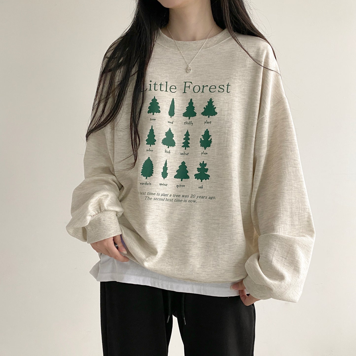 🌲韓製Little Forest衛衣