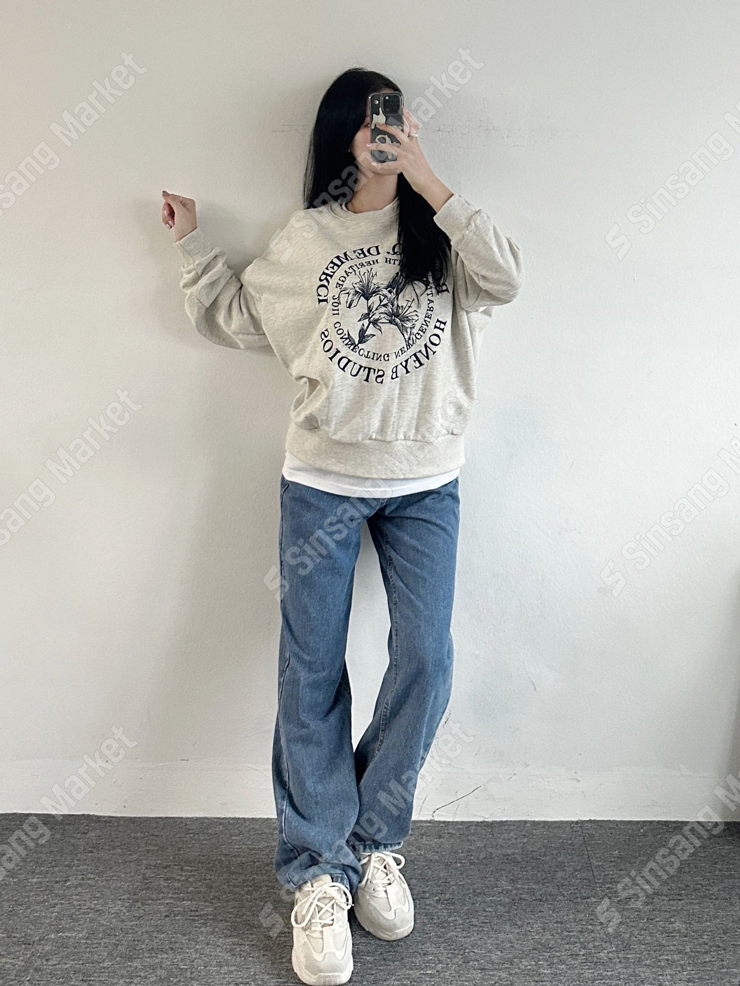 🎆【限時打折】韓國小眾刺繡印花衛衣