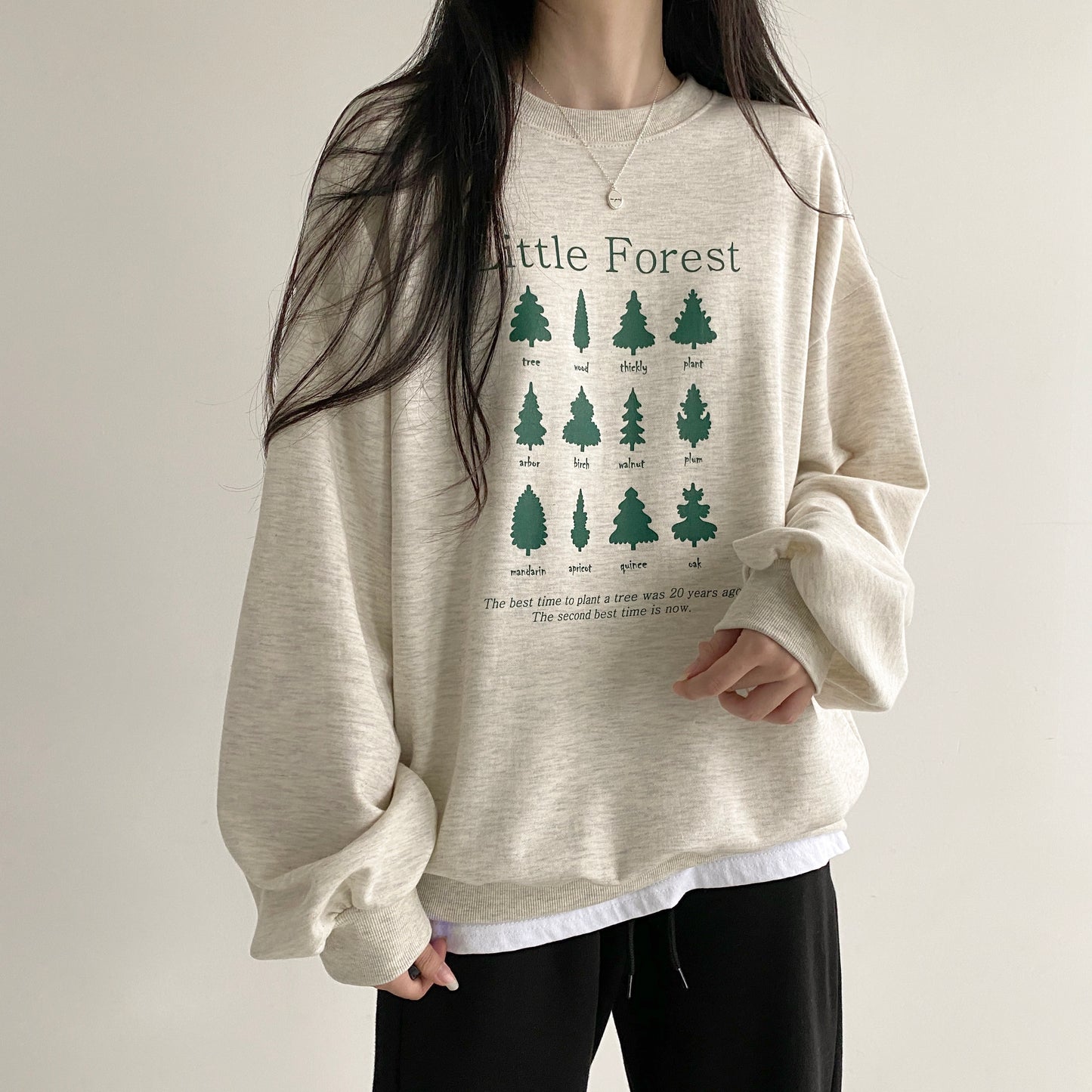 🌲韓製Little Forest衛衣