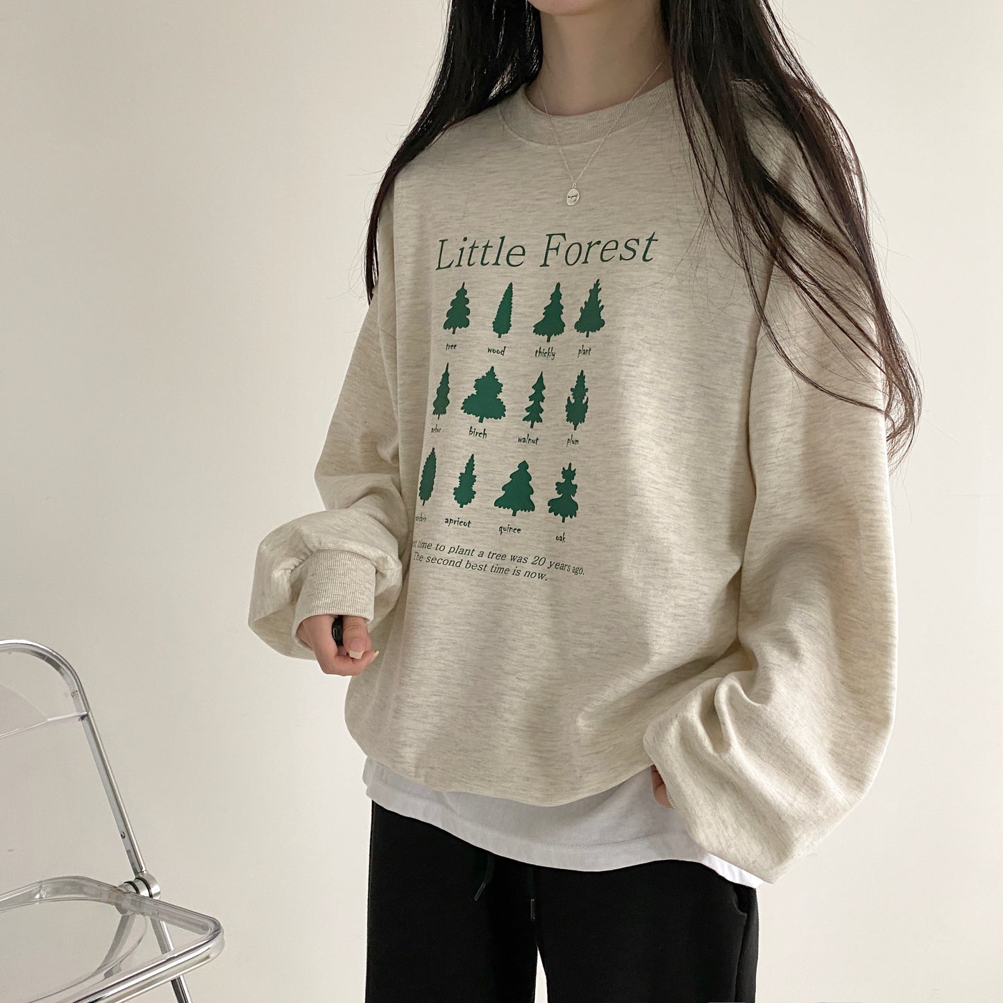 🌲韓製Little Forest衛衣