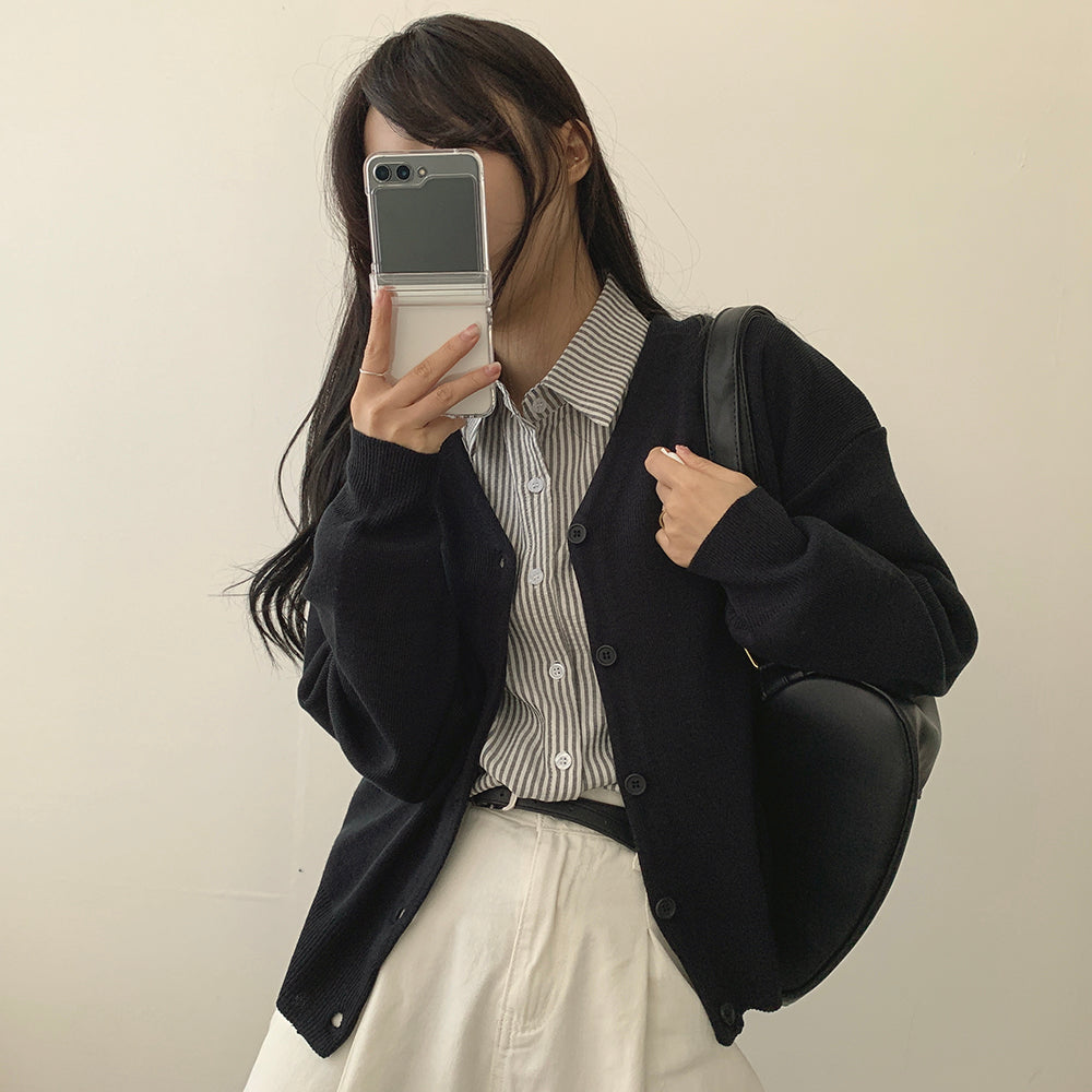 韓製🇰🇷條紋寬鬆恤衫