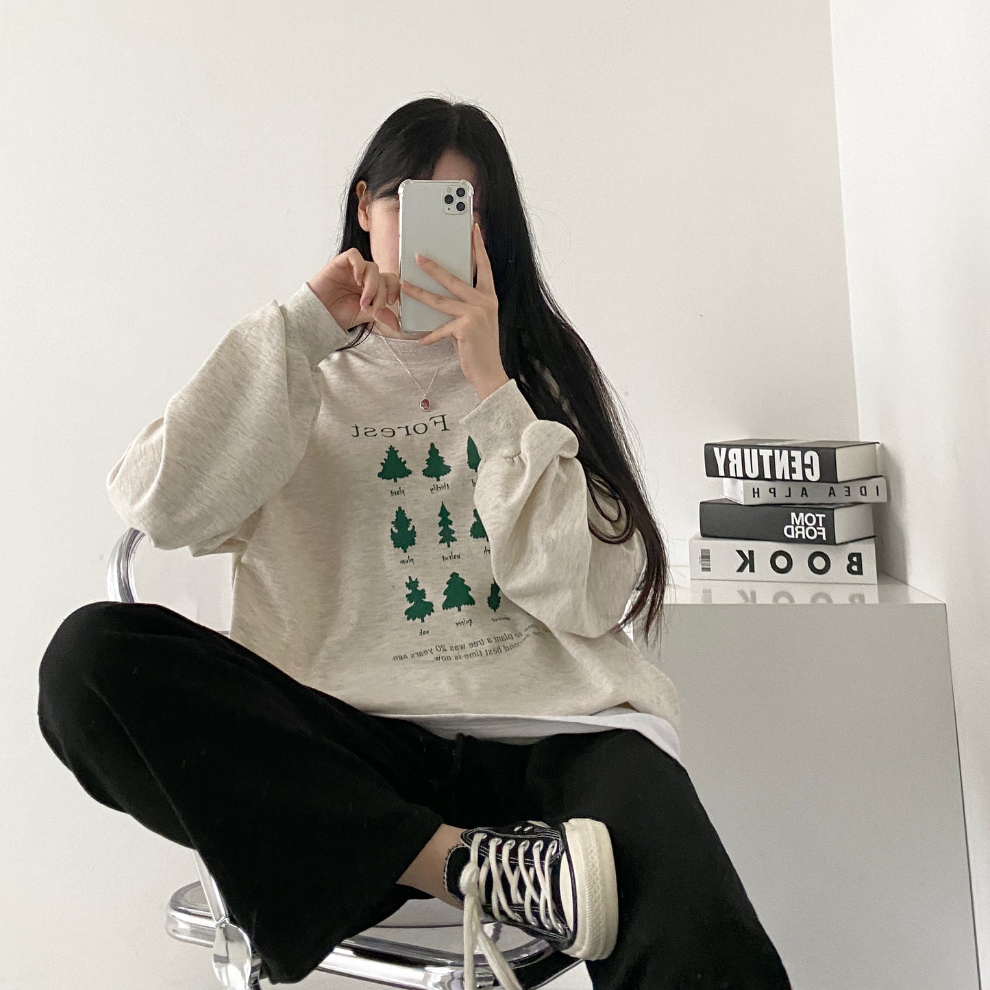 🌲韓製Little Forest衛衣