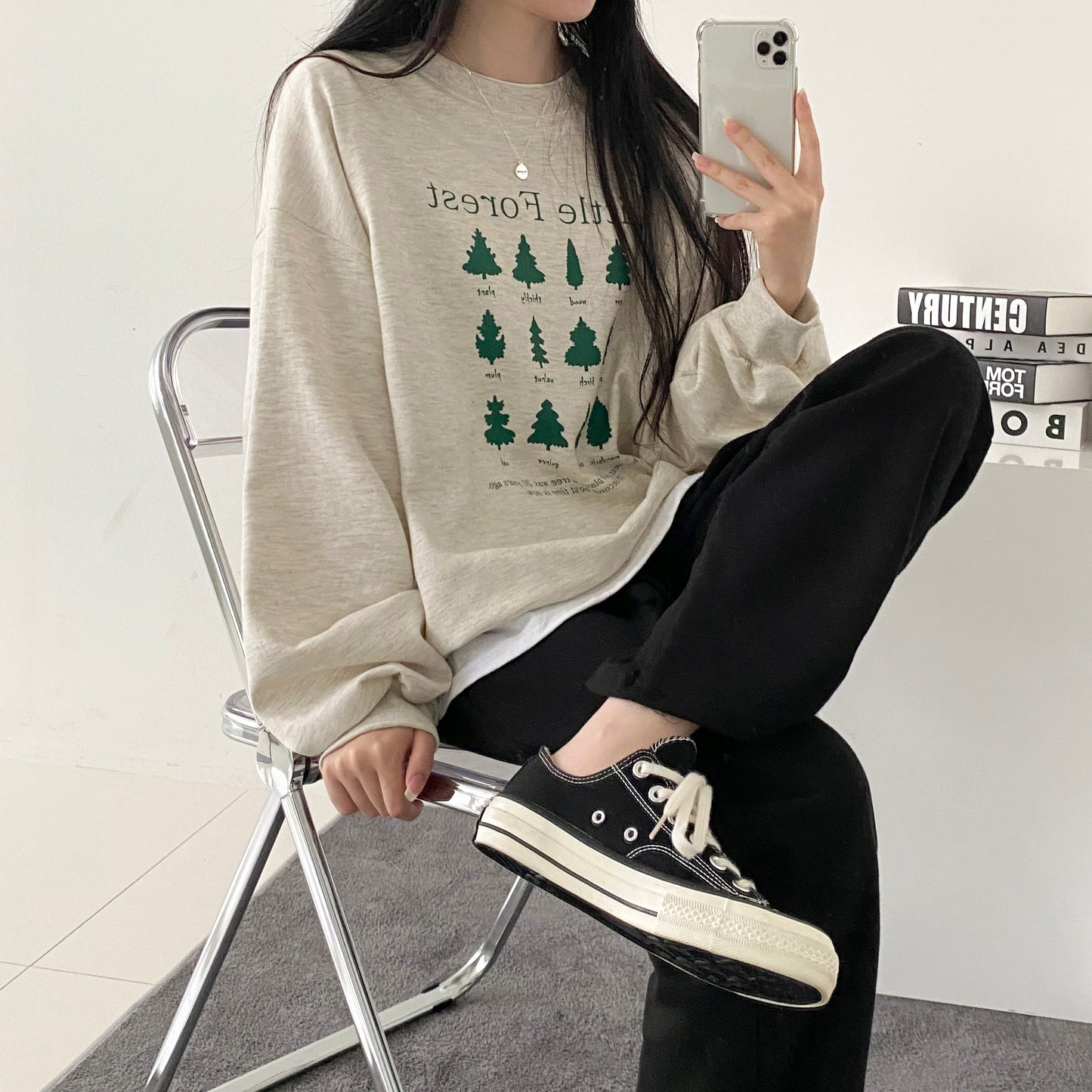 🌲韓製Little Forest衛衣