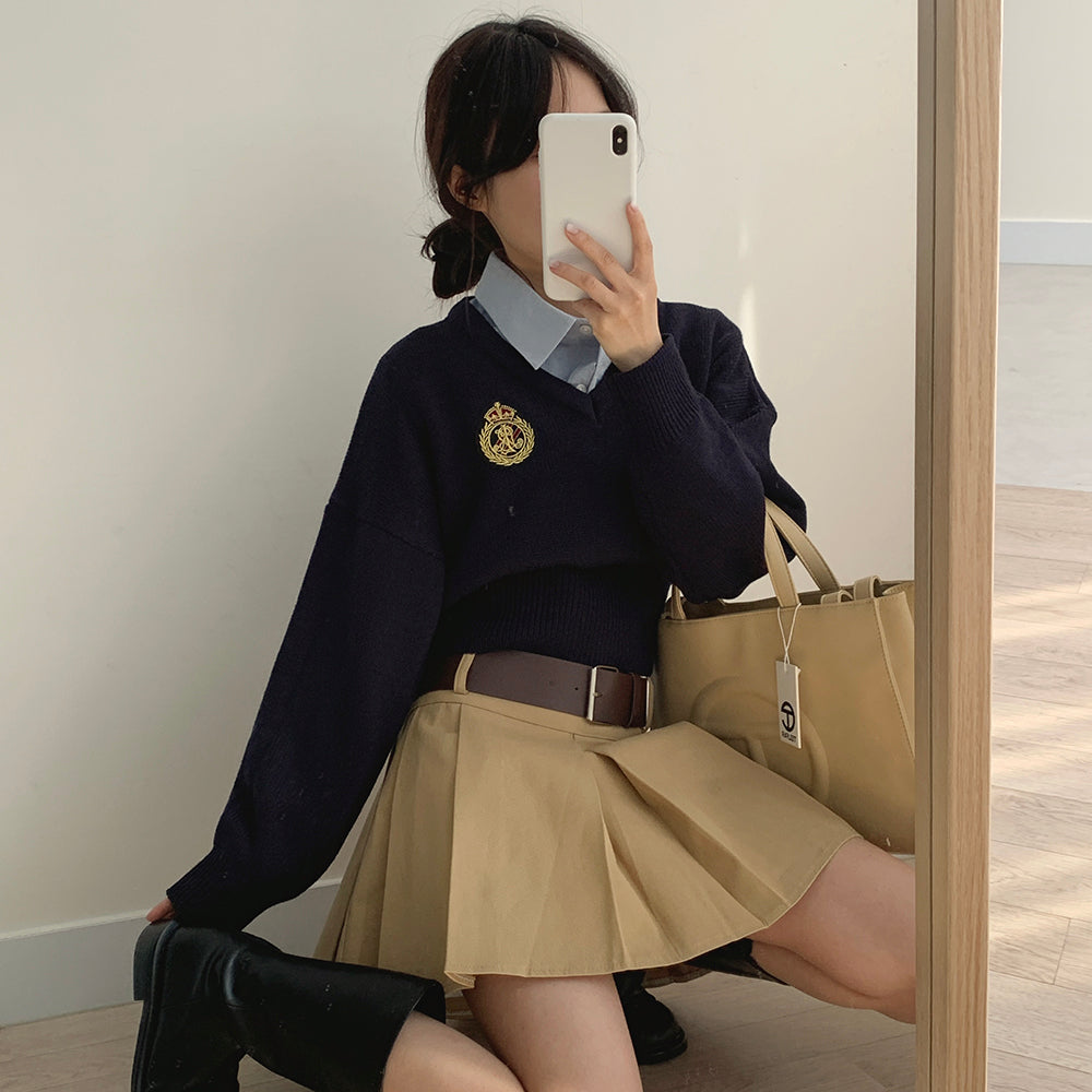 腰帶+迷你百褶裙套裝(S/M)