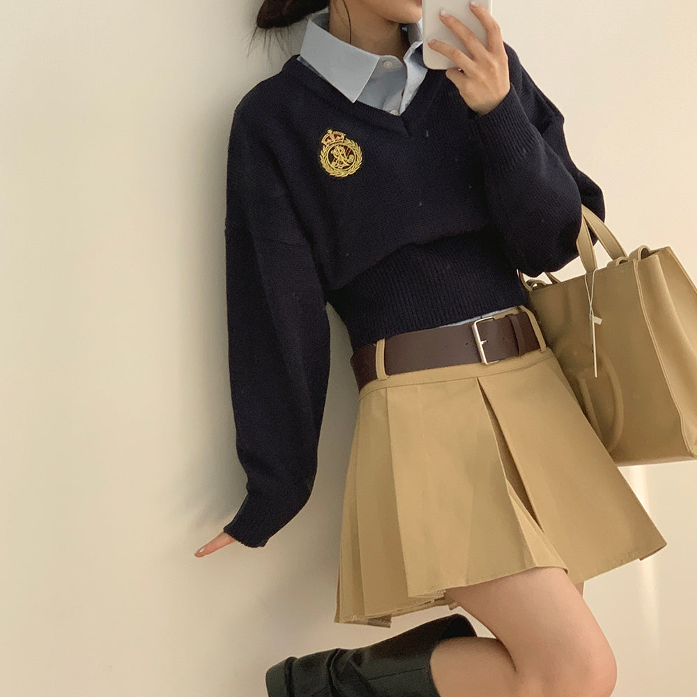腰帶+迷你百褶裙套裝(S/M)