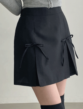 【後鬆緊腰】🍪絲帶迷你裙