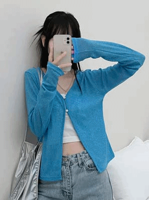 ☀️夏天兩扣薄款開衫