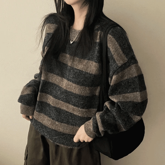 復古控必Mark!Vintage風條紋冷衫