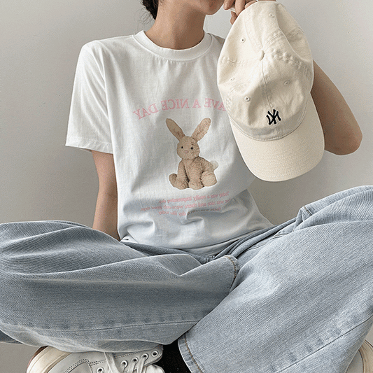 🐰漂亮的兔子短袖T恤