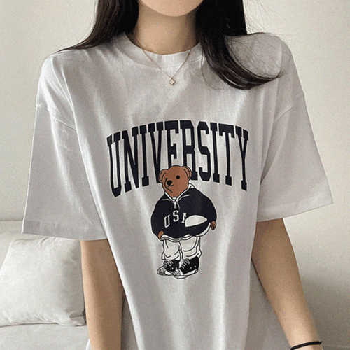 🐻University大學熊仔短袖T恤
