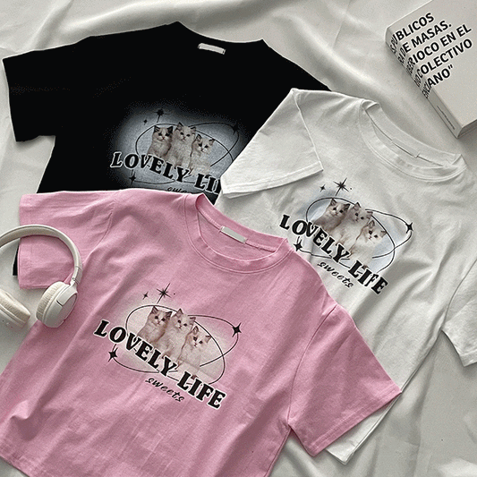 🐈韓製Love Cat短袖T恤