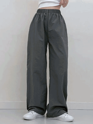 【現貨長版黑/2種長度/加大碼!】多色夏日涼爽尼龍褲