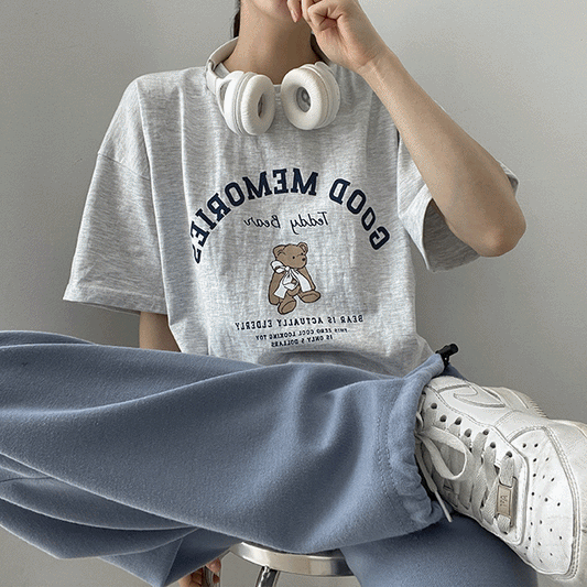 Good Memories🐻小熊短袖T恤