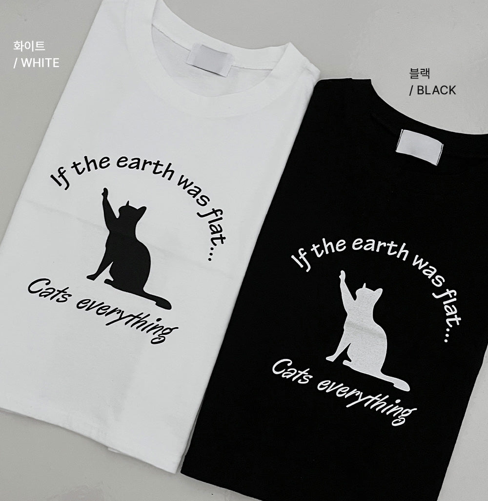 韓製🐈⬛If Cats印花短袖T恤