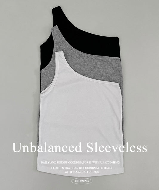 韓製🇰🇷單肩羅紋背心