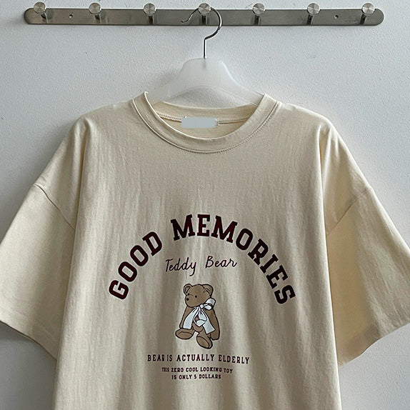 Good Memories🐻小熊短袖T恤