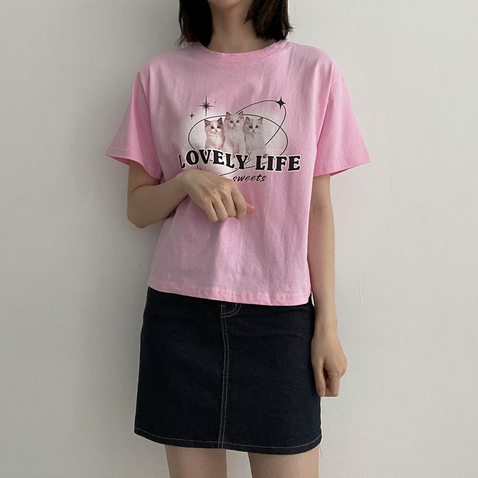 🐈韓製Love Cat短袖T恤