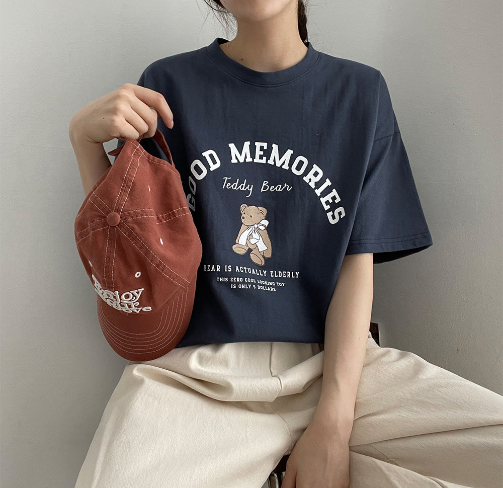 Good Memories🐻小熊短袖T恤