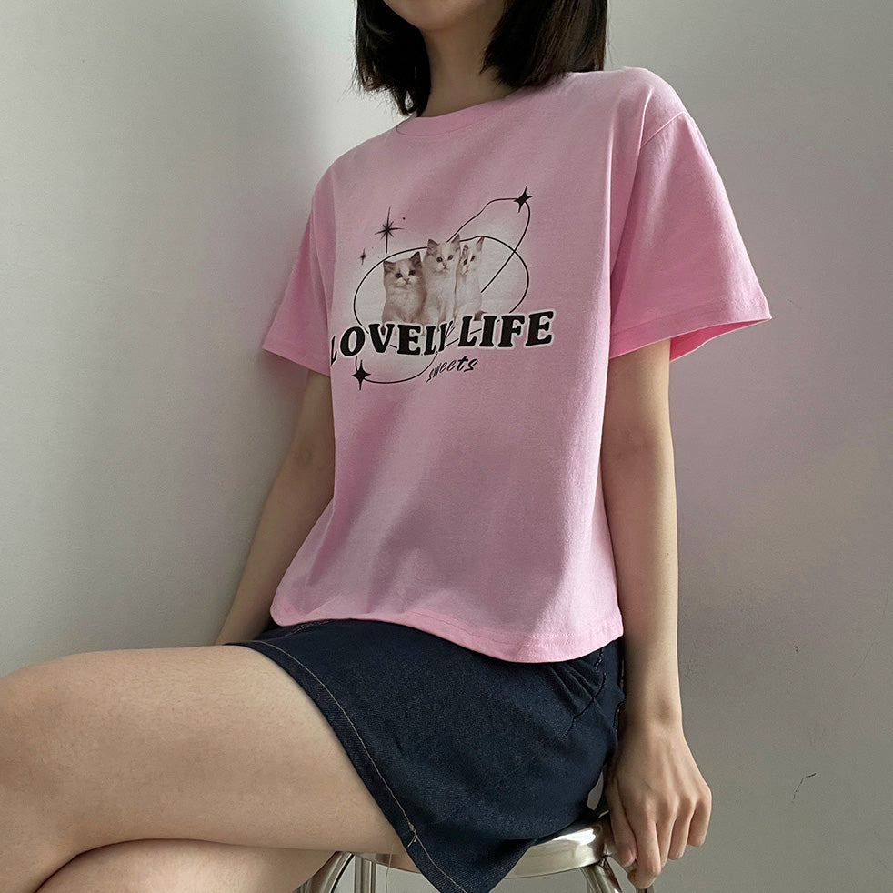 🐈韓製Love Cat短袖T恤