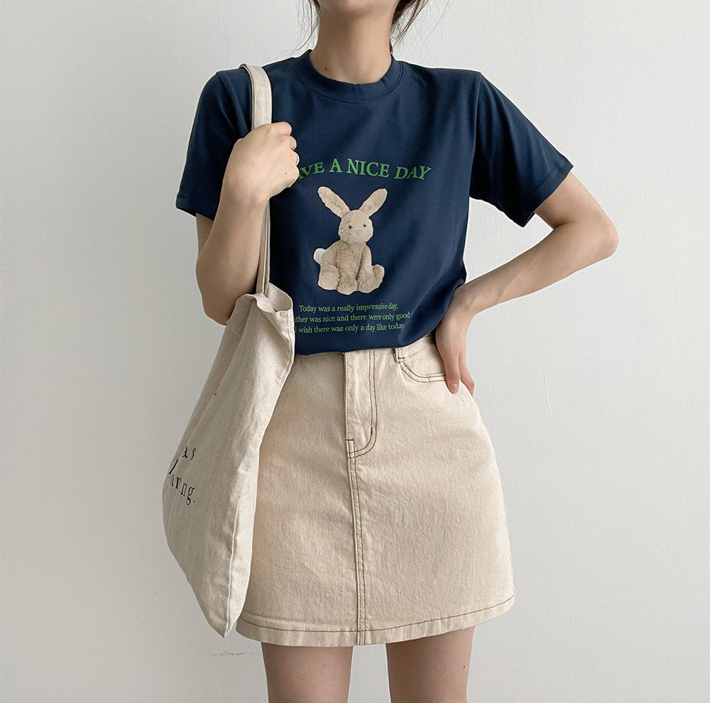 🐰漂亮的兔子短袖T恤