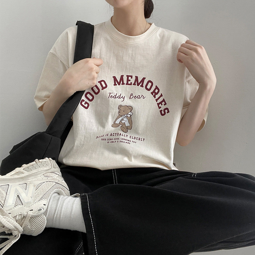 Good Memories🐻小熊短袖T恤