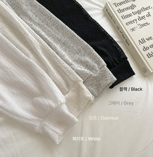 【現貨灰】🍬Jelly Punch吊帶露肩透視長袖T恤