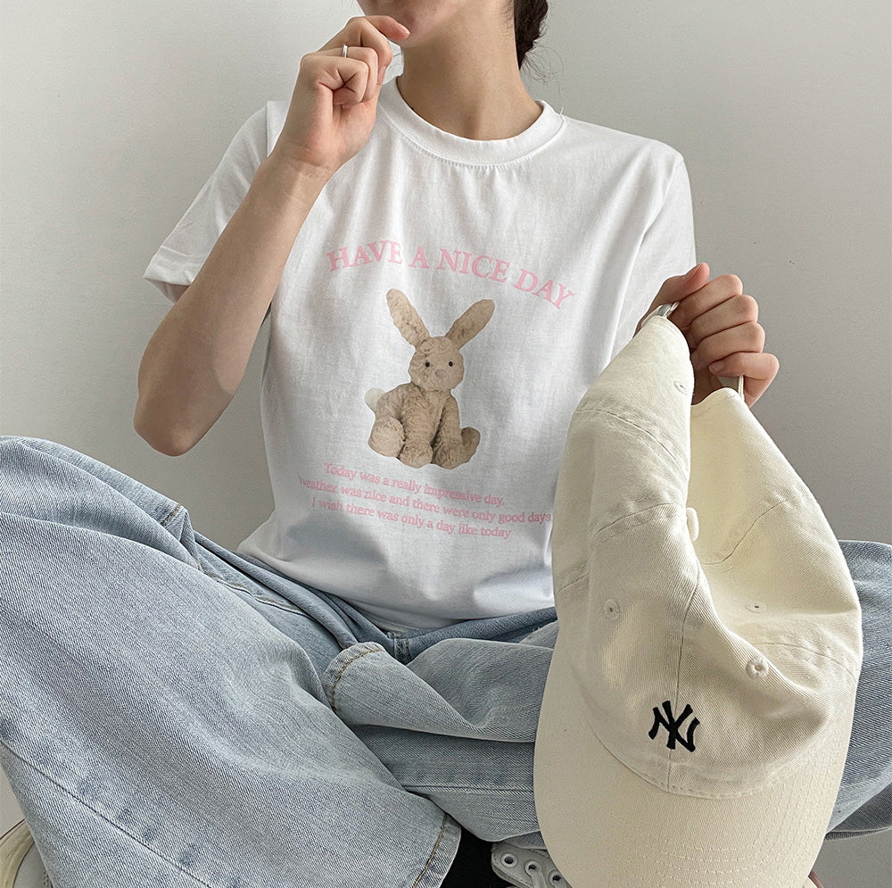 🐰漂亮的兔子短袖T恤