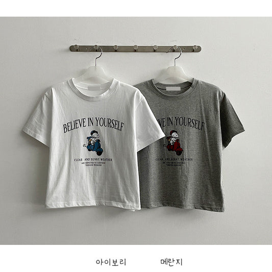 韓製Believe史努比短袖T恤