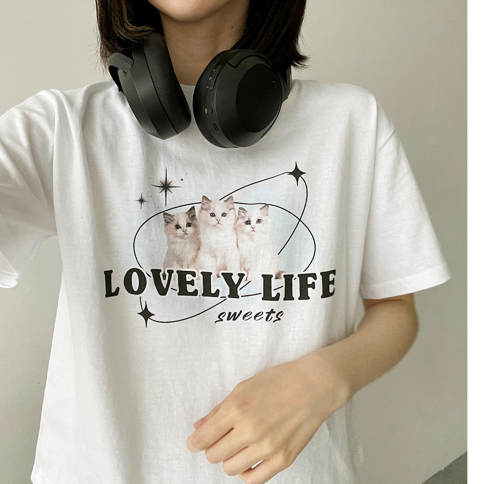 🐈韓製Love Cat短袖T恤
